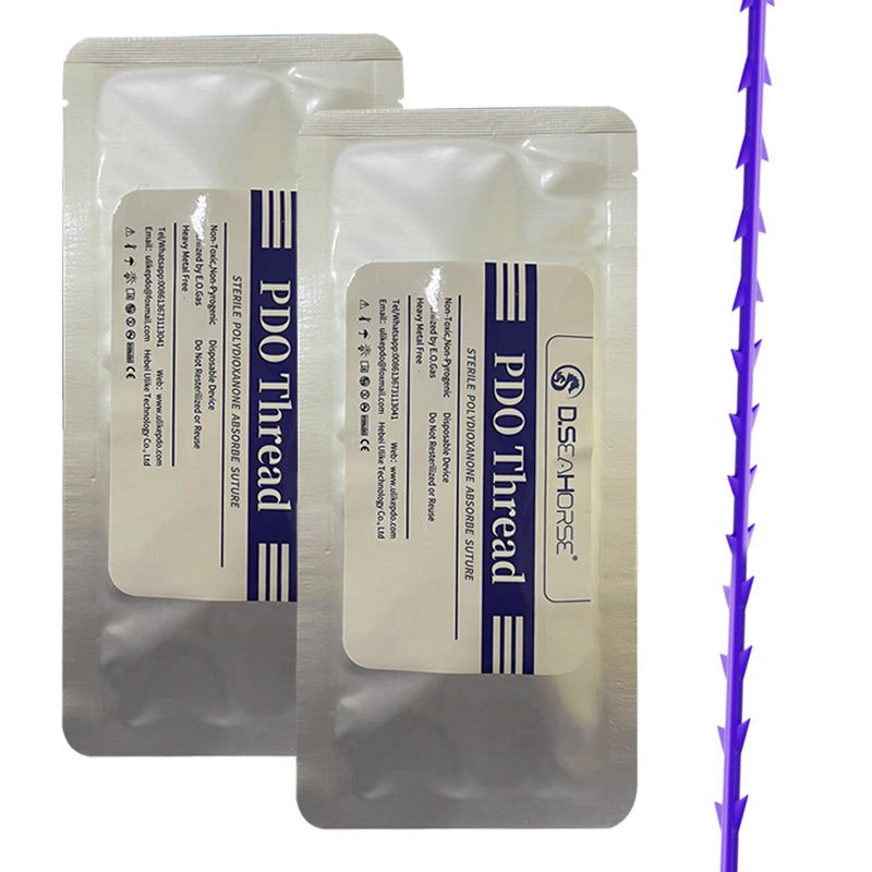 PDO Cog Fish Bone Thread for Middle Face Eyebrow Foreheard Cheek Lift Straightening Nasolabial Fold Upper Lower Legs