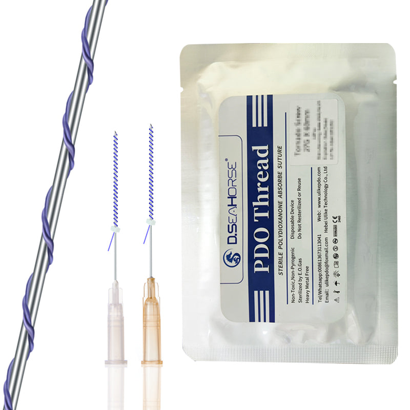 Hilos tensores PDO Tornado para contorno de labios, líneas de fumador, surcos nasogenianos, relleno facial