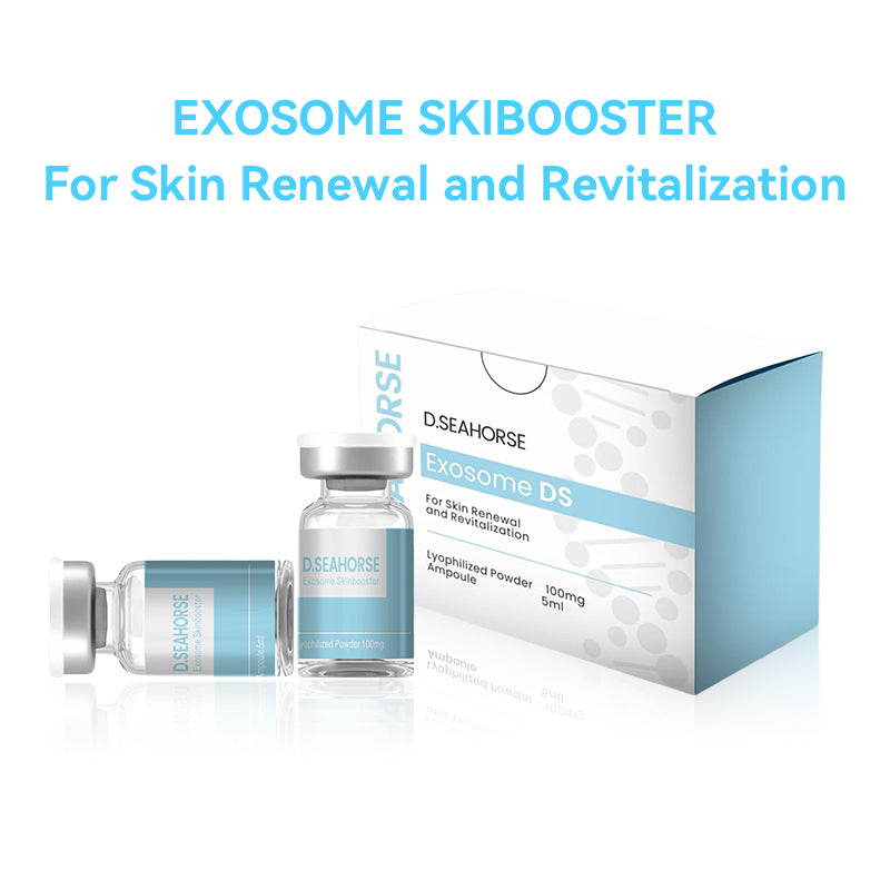 Solución para el Cuidado de la Piel Exosome DS | Kit de Doble Reparación en Polvo Liofilizado y Ampolla