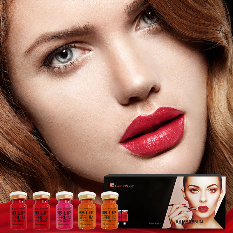 BB Lip Serum Kit Lip Gloss Set Semi-permanent  Lip Make Up 5*8ml