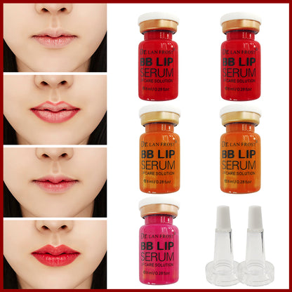 BB Lip Serum Kit Lip Gloss Set Semi-permanent  Lip Make Up 5*8ml