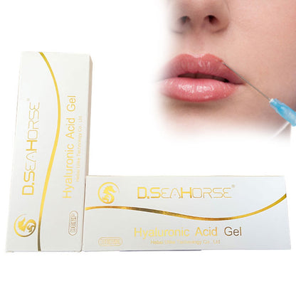 Relleno de ácido hialurónico “Derm” D.seahorse para sienes, pliegues nasolabiales, manos, boca, labios