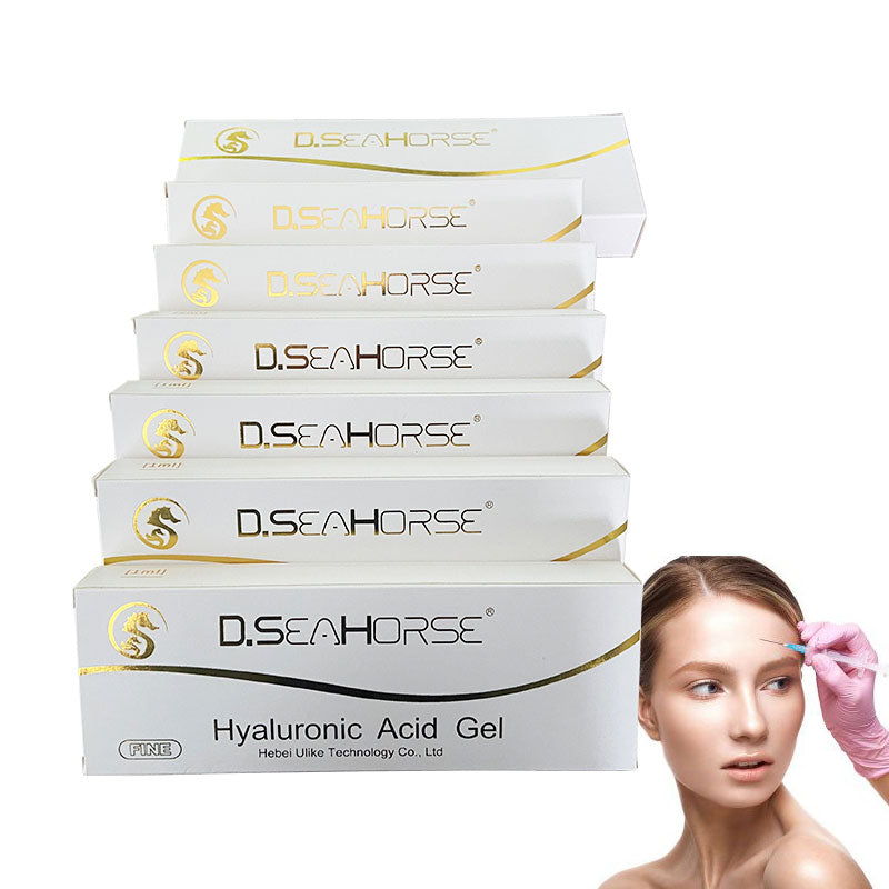 “Fine” D.seahorse Hyaluronic Acid Filler for Forehead Glabella Under Eye Neck Hand Temples C
