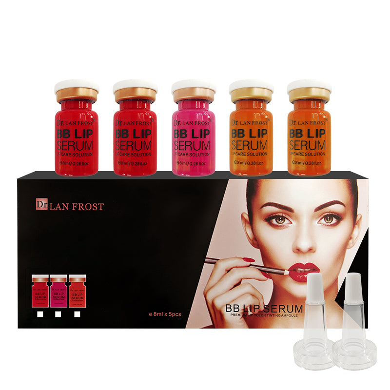 BB Lip Serum Kit Lip Gloss Set Semi-permanent  Lip Make Up 5*8ml