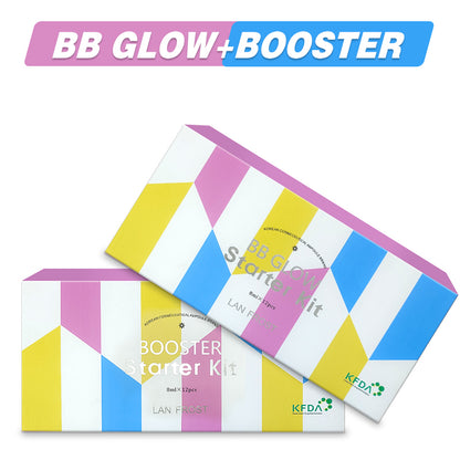 BB Glow Starter Kit Foundation and Booster Ampoules 12*8ml