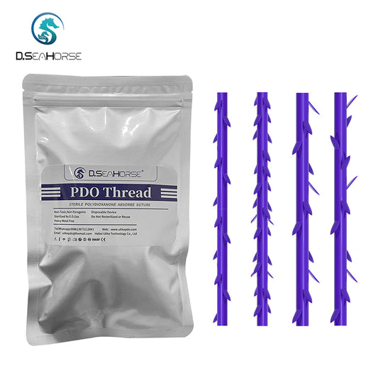 PDO Spiculated Cog Thread for Nasolabial Fold Jawline Cheek Chin Face Lifting
