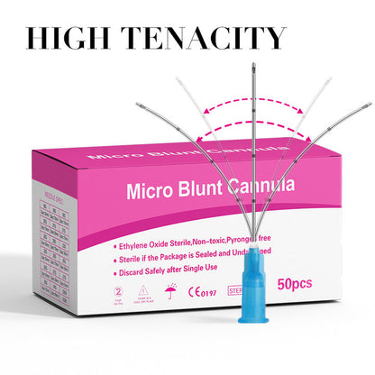 High Tenacity Micro Blunt Cannula for Dermal Filler Injection