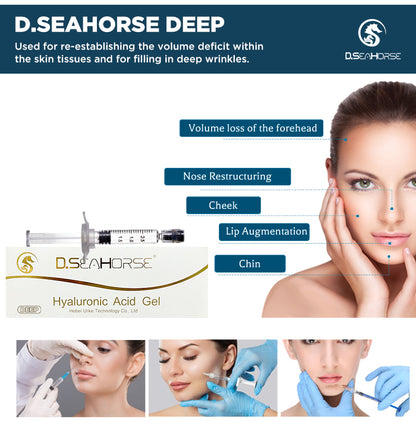 D.seahorse Injectable Hyaluronic Acid Filler | Dermal Filler for Facial Contour & Lips
