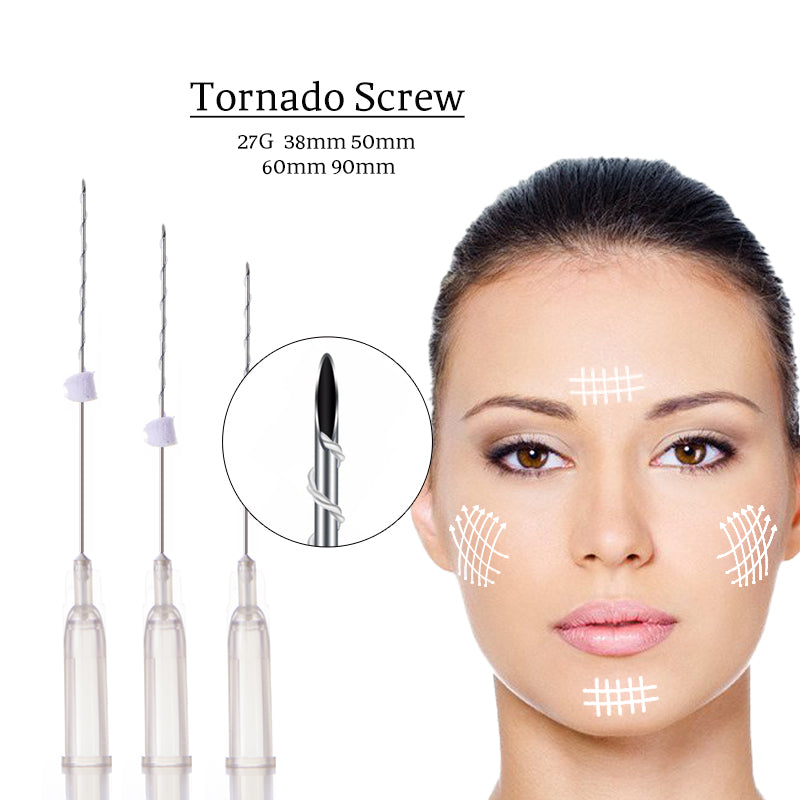 PCL Tornado/Tornado Screw Threads Sharp Needle 26g 27g