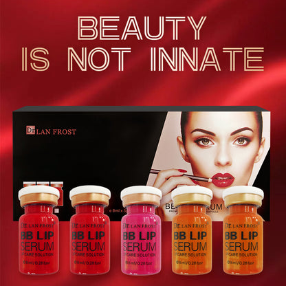 BB Lip Serum Kit Lip Gloss Set Semi-permanent  Lip Make Up 5*8ml