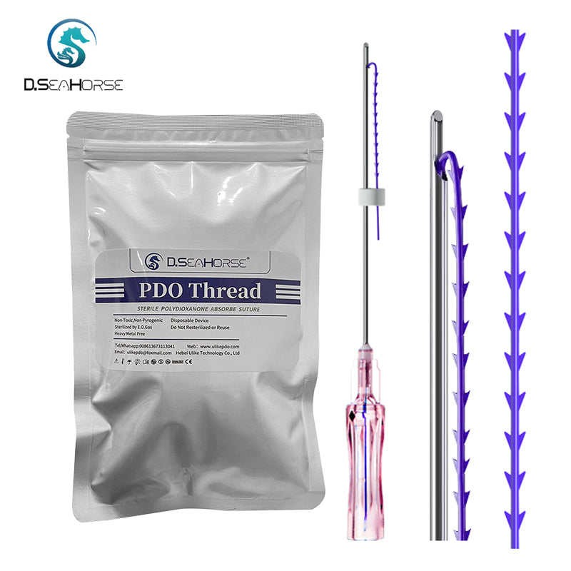 PDO Cog Fish Bone Thread for Middle Face Eyebrow Foreheard Cheek Lift Straightening Nasolabial Fold Upper Lower Legs
